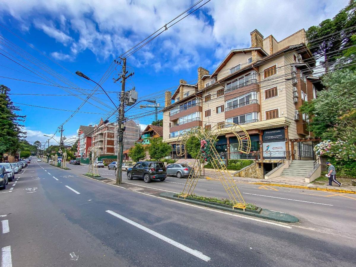 Flores Da Montanha 103B - Apto Borges De Medeiros Gramado 600 Metros Rua Coberta Kültér fotó